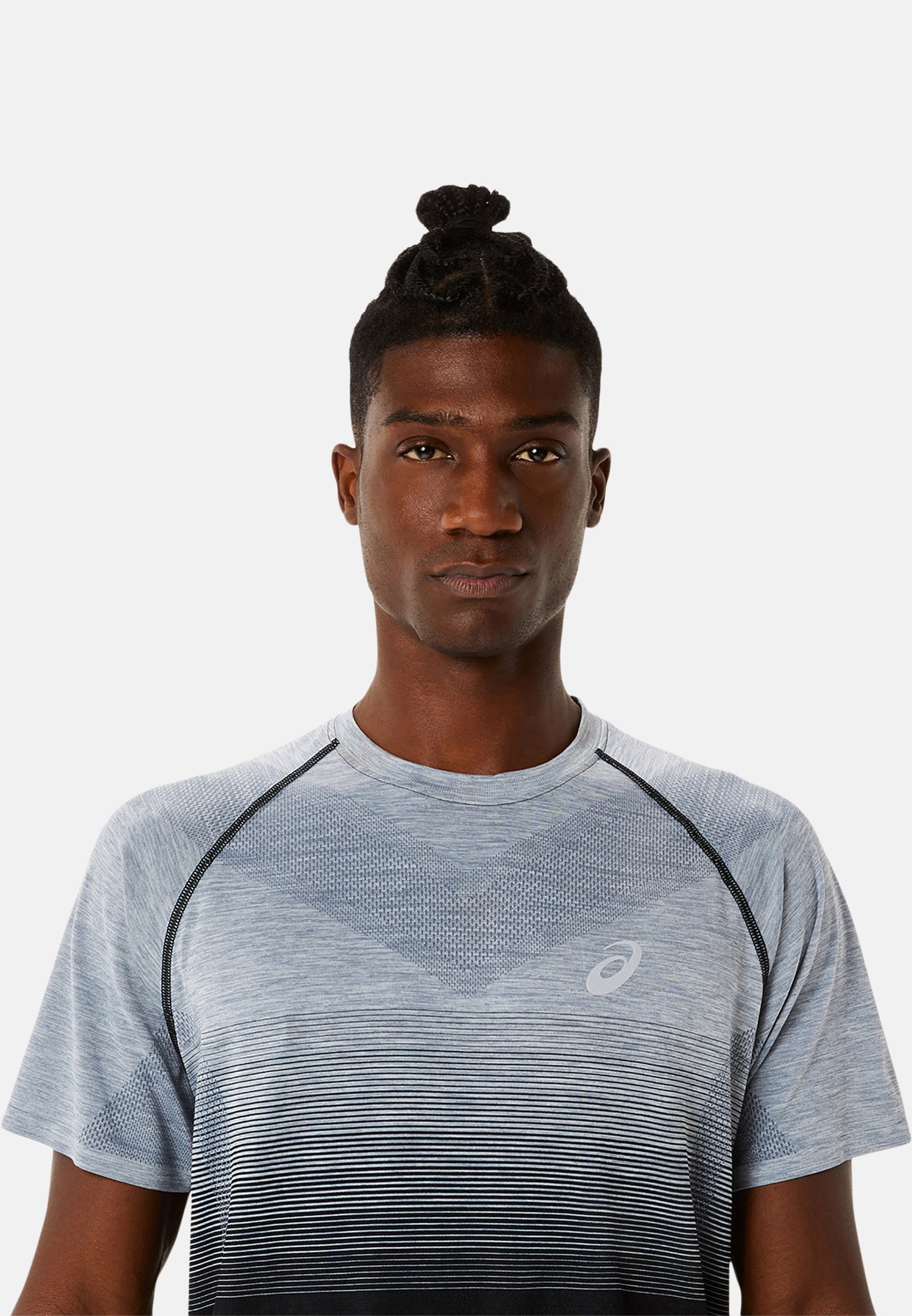 ASICS SEAMLESS SS - Sport T-shirt - Performance Black Carrier Grey