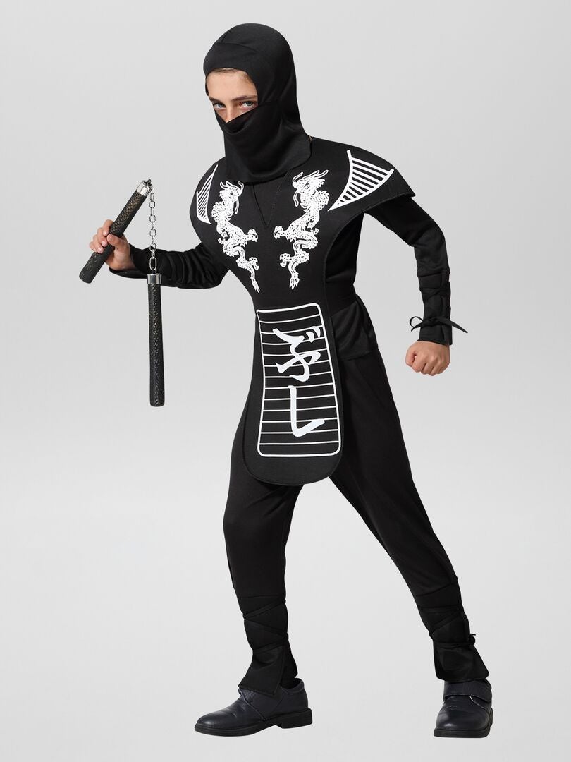 Disfraz de Ninja - 3 Piezas - NEGRO