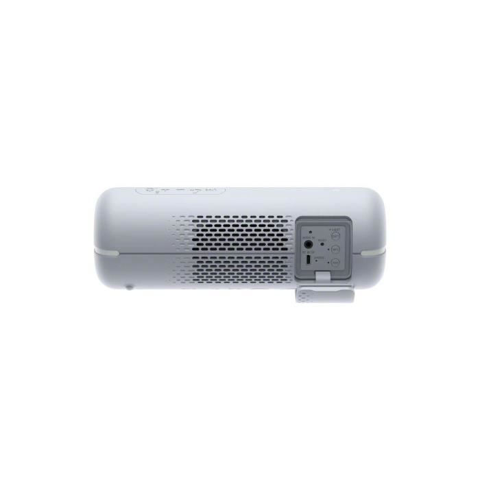 Altavoz Bluetooth portátil Sony SRS-XB22 con graves extra y luz resistente al agua - Gris