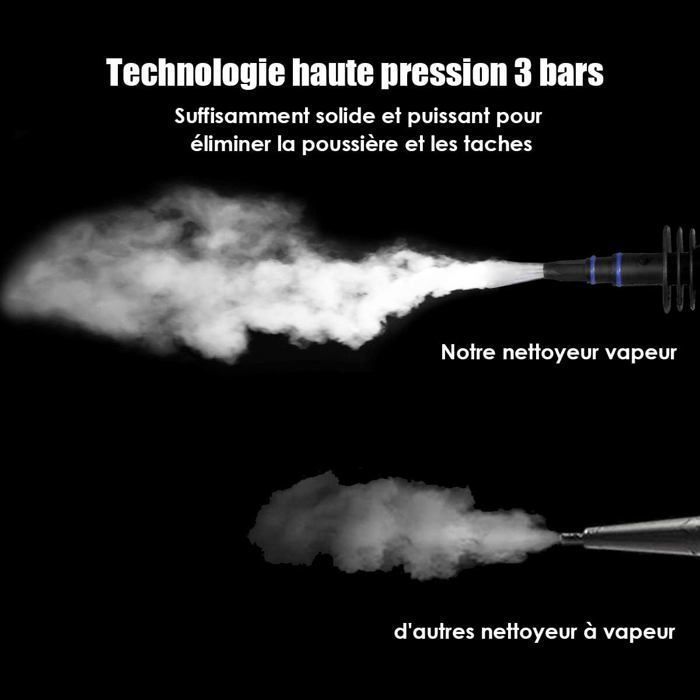 GOPLUS Nettoyeur Vapeur à Main avec 9 Accessoires pour Enlever des Taches, 3bar haute pression pour Cuisine et Salle de Bain, 350ML