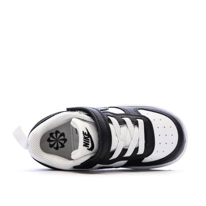 Baskets Noir/Blanc Enfant Nike Court Borough Low Recraf