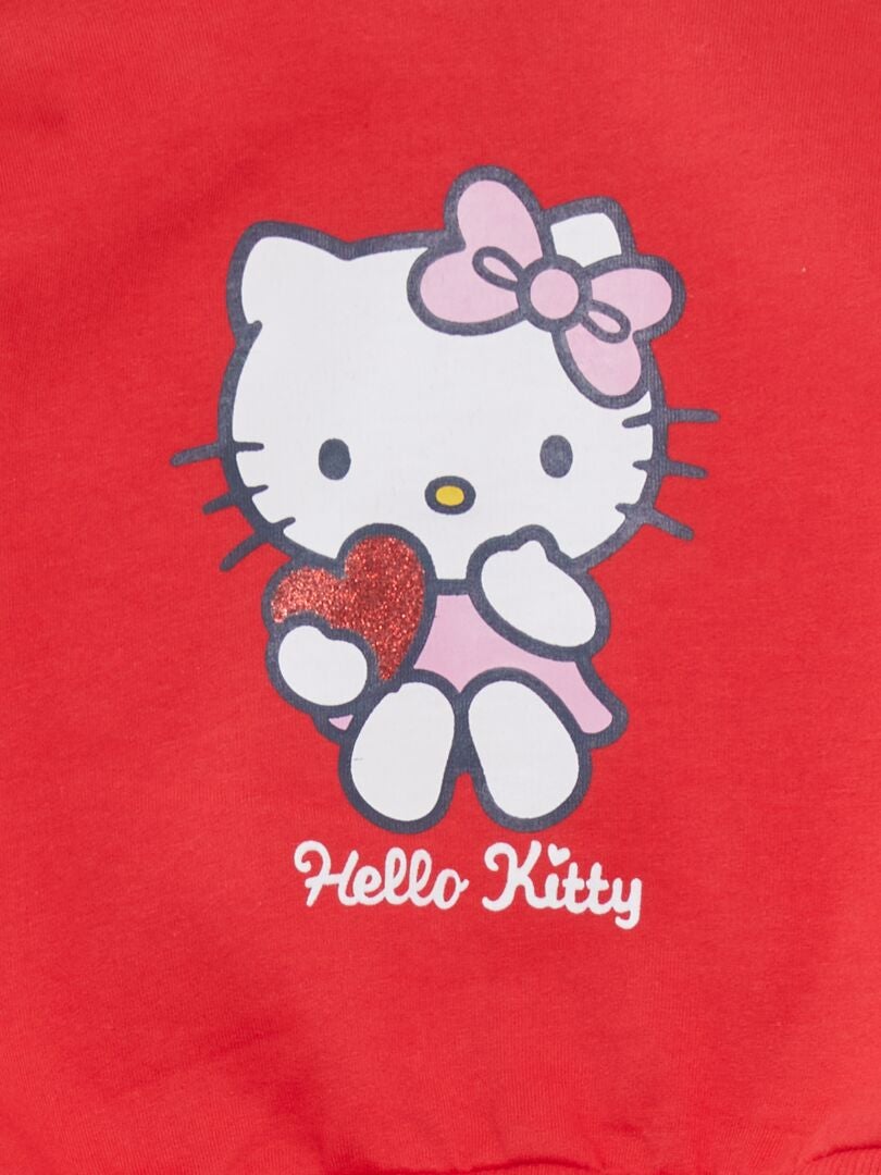 Moletom 'Hello Kitty' - Vermelho