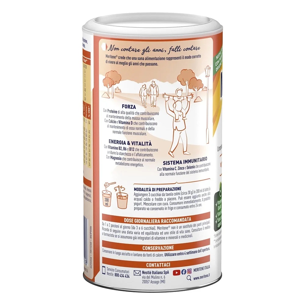 MERITENE Meritene Strength and Vitality Koffiepoeder Eiwitsupplement Vitaminen en Mineralen 270 g Dysfagie en ondervoeding