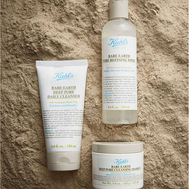 Kiehl's Rare Earth Pore Refining Tonic, kaksifaasinen savikasvovesi sekaiholle ja rasvoittuvalle iholle, 250 ml