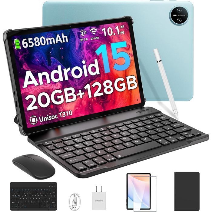 Tablet DOOGEE Tab A9 Pro Android 15 com teclado, tela de 10