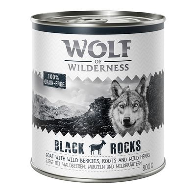 Wolf of Wilderness - Confezione risparmio per adulti, 24 x 800 g