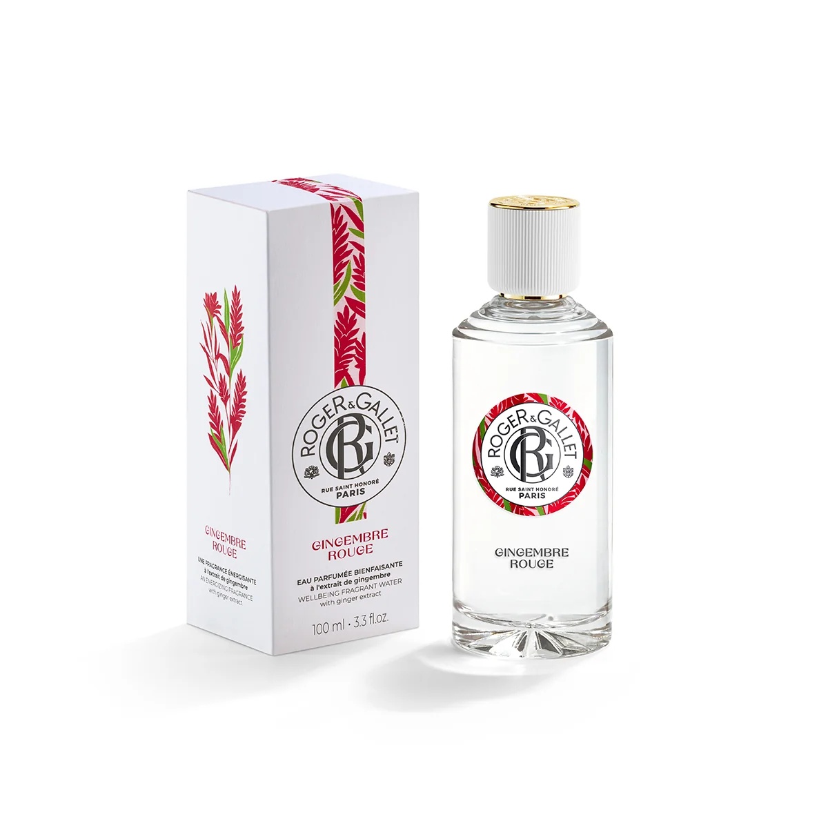 ROGER & GALLET R&G Gingembre Rouge Eau Parfumée 100 ml lichaamsparfum
