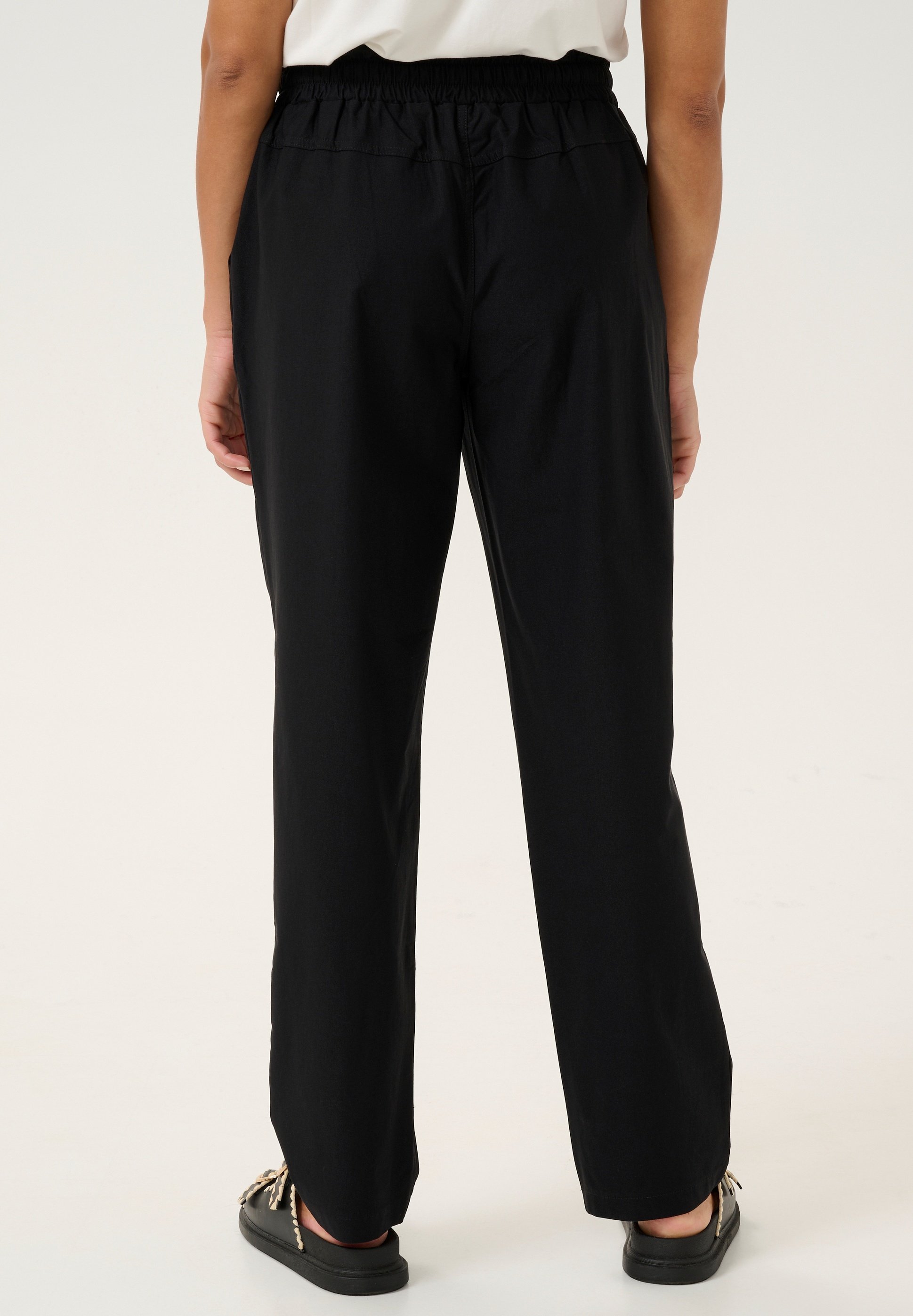 Crème TESS - Broek - pikzwart