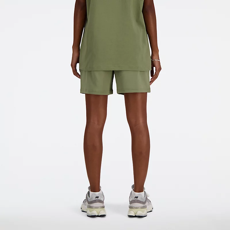 Athletics Damen-Shorts aus French Terry – Dunkeloliv