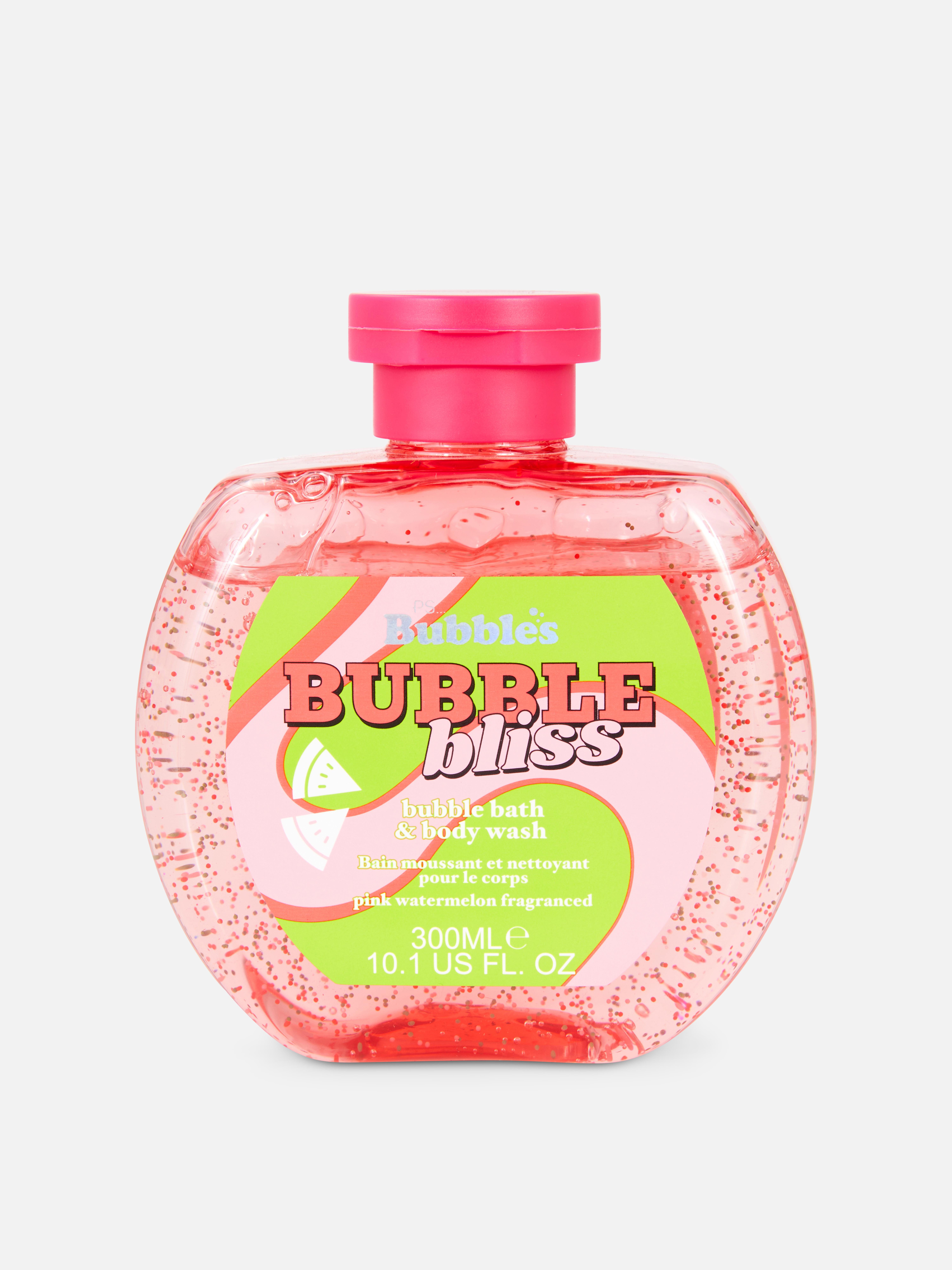 PS... Duftender Badeschaum und Duschgel Bubbles mit dem himmlischen Duft von rosa Wassermelone