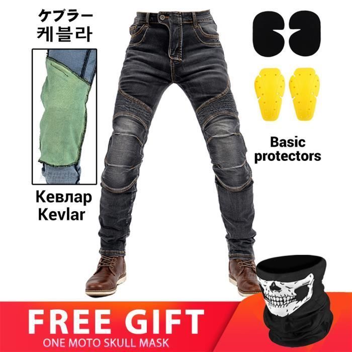 Men's Motorcycle Casual Motorcycle Jeans Pants Protective Gear