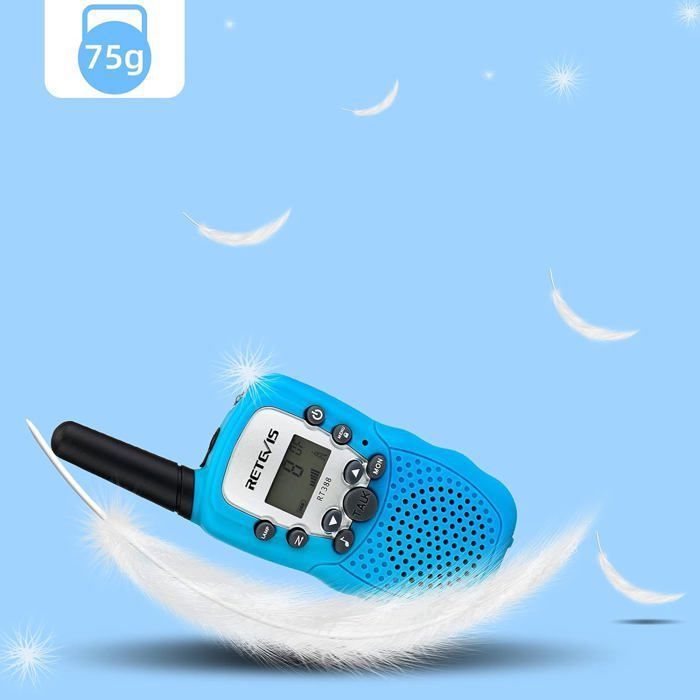 Walkie Talkie infantil de largo alcance Retevis RT388, linterna VOX de 8 canales, juguetes para niños de 3 a 12 años, regalos de cumpleaños, actividades