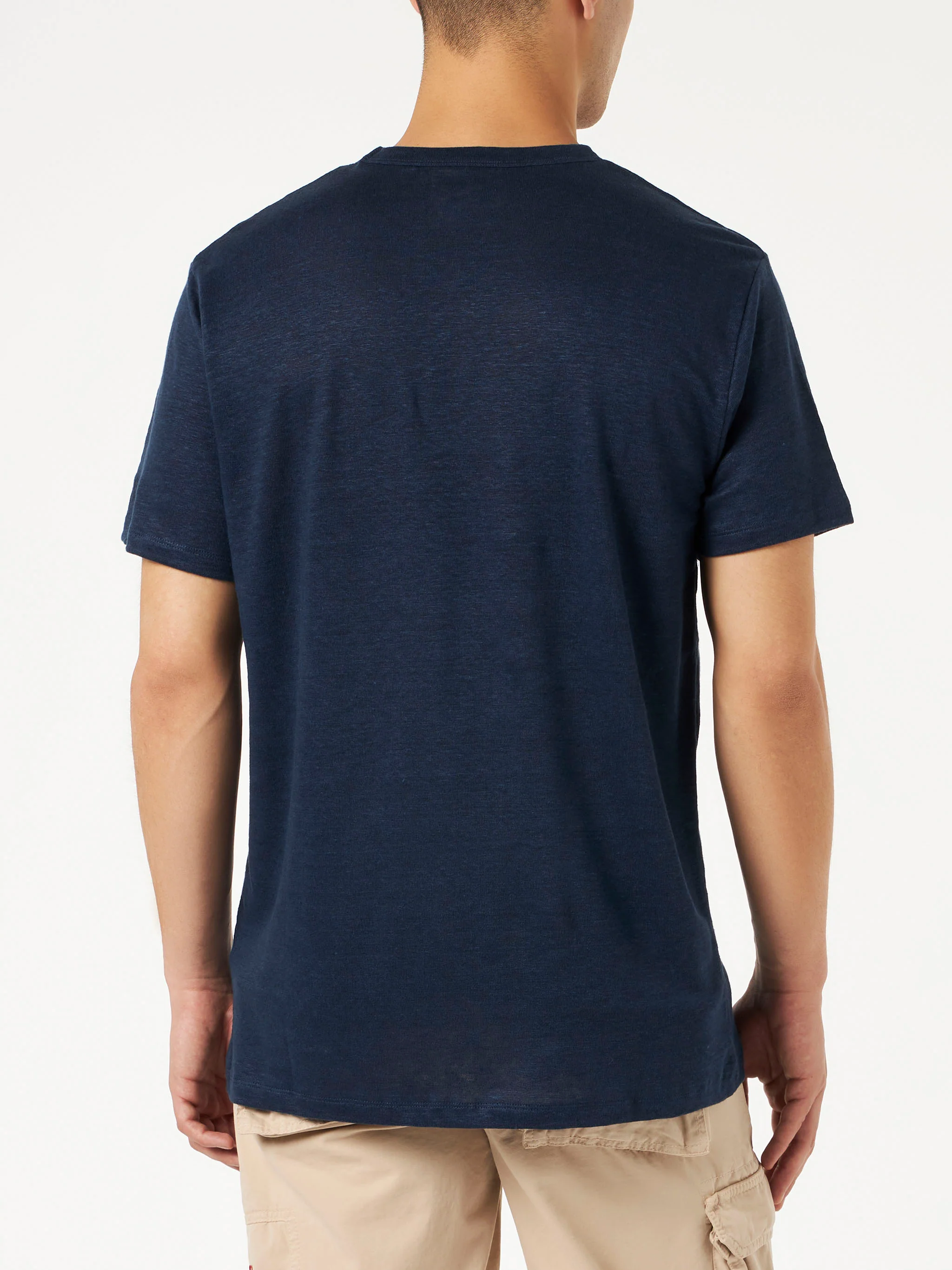 T-shirt en jersey de lin pour homme