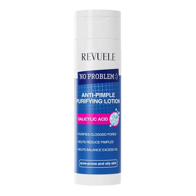 Revuele No Problem Anti-Pimple Purifying Lotion Mild exfolierande ansiktslotion 200 ml