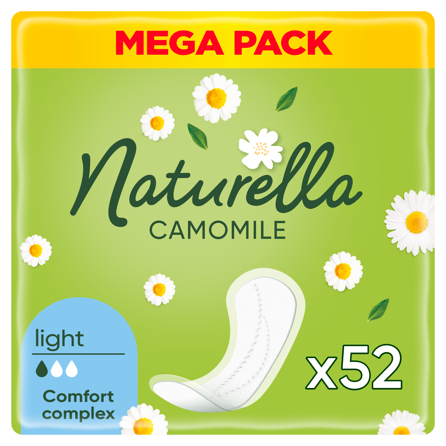 Naturella panty liners 52 pcs