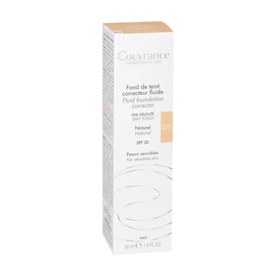 Avène Couvrance Fluid Foundation Corrector 2.0 Korjaava meikkivoide Sävy 2.0 Luonnollinen FPS20 30ml 30ml