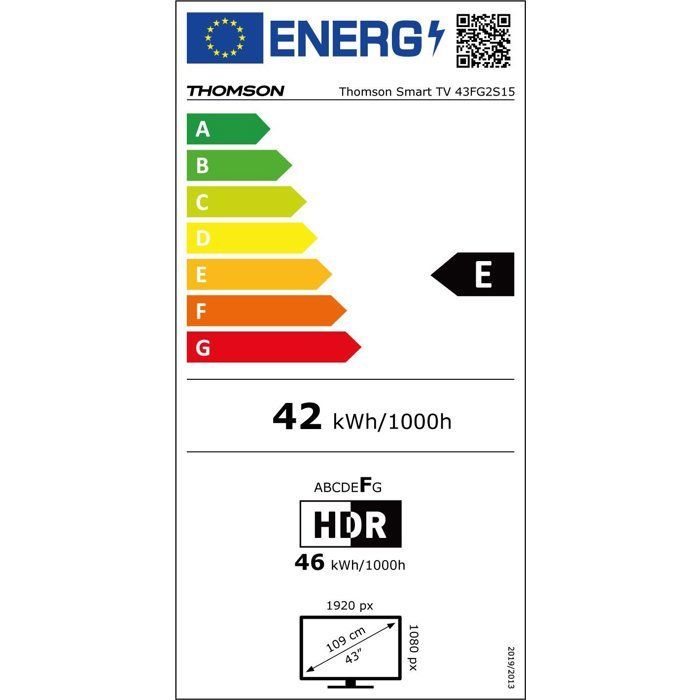 Thomson 43FG2S15 - TV LED da 43