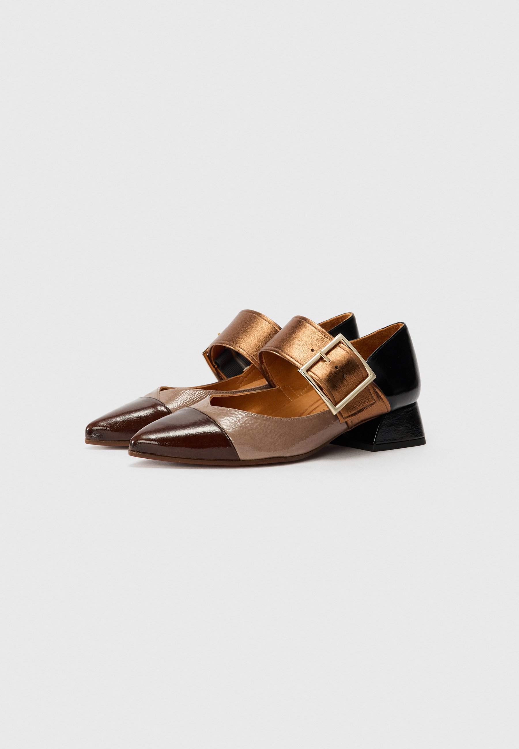 Chie Mihara HEBAS - Ballet pumps - sucre choco/sucre black/sucre ash/dali cobre