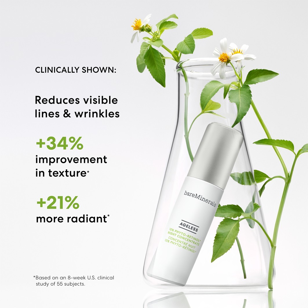 bareMinerals noćna krema Ageless 10% fito-retinola noćni koncentrat - 30 ml