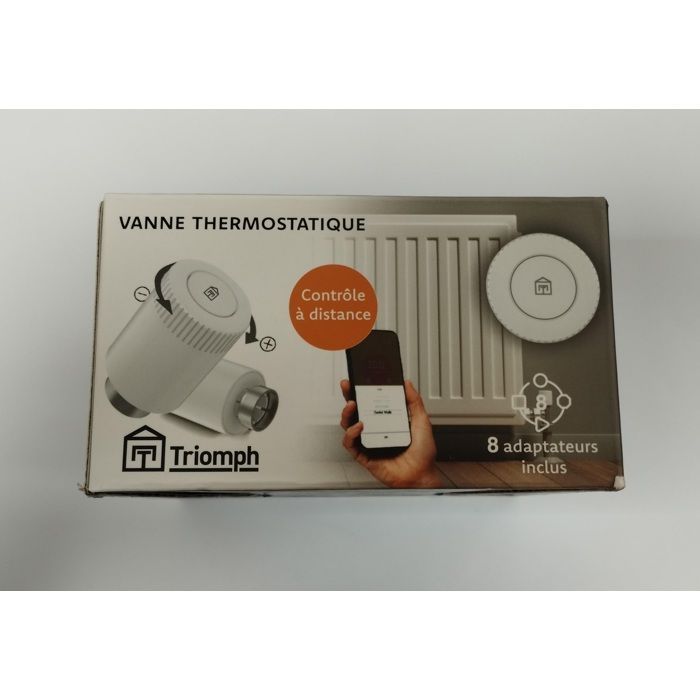 Triomph Connected Thermostatic Valve 8 with adapter included and remote control