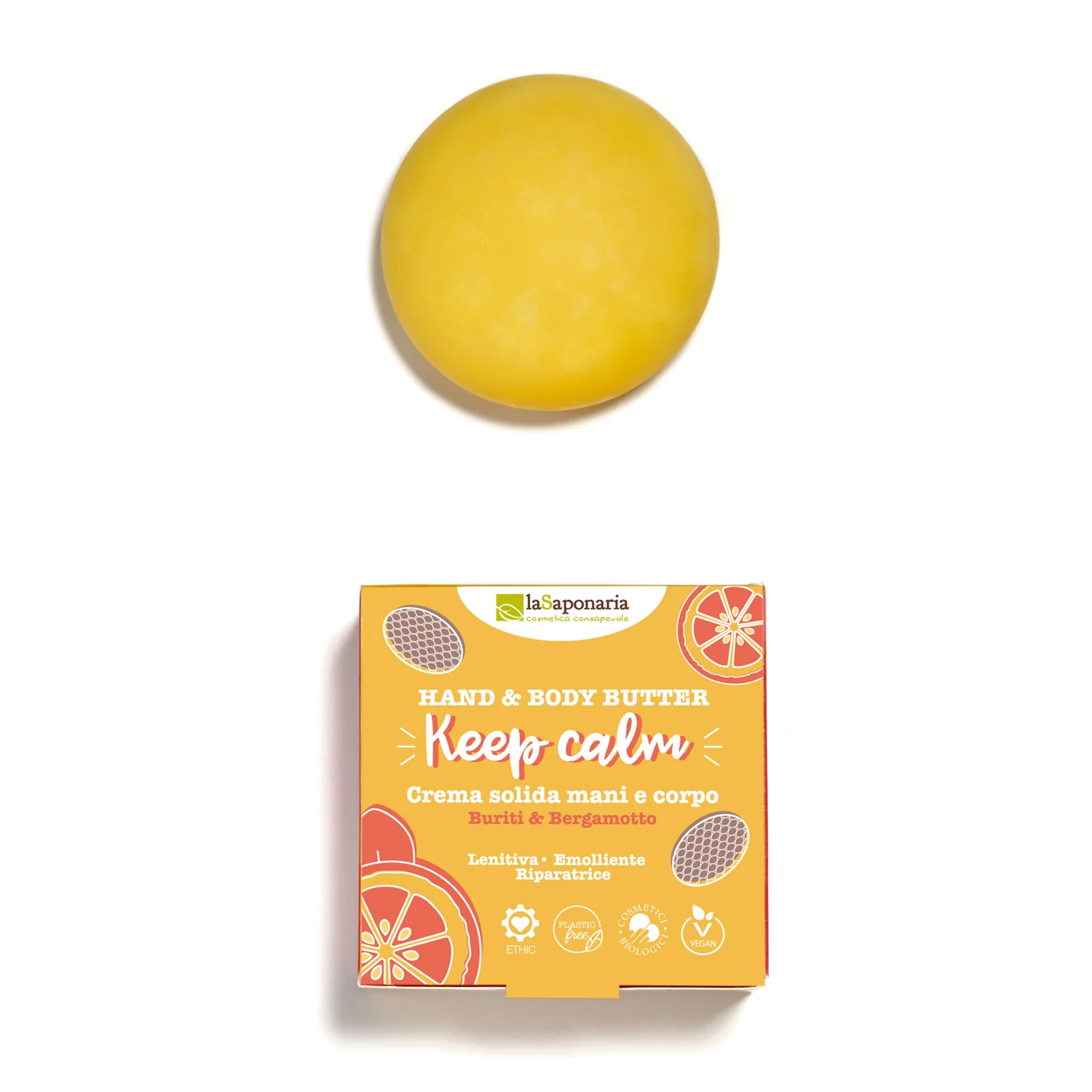 Creme Solide Crema solida mani e corpo KEEP CALM - Crema Corpo, Trattamento Mani