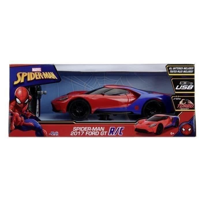 JADA - Marvel Spiderman RC 1/16 Ford GT - Geschikt voor kinderen vanaf 6 jaar