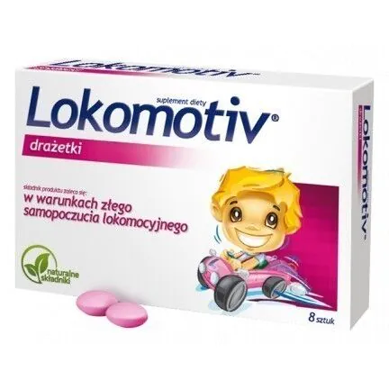 Lokomotiv, Suplement diety na objawy choroby lokomocyjnej, Drażetki