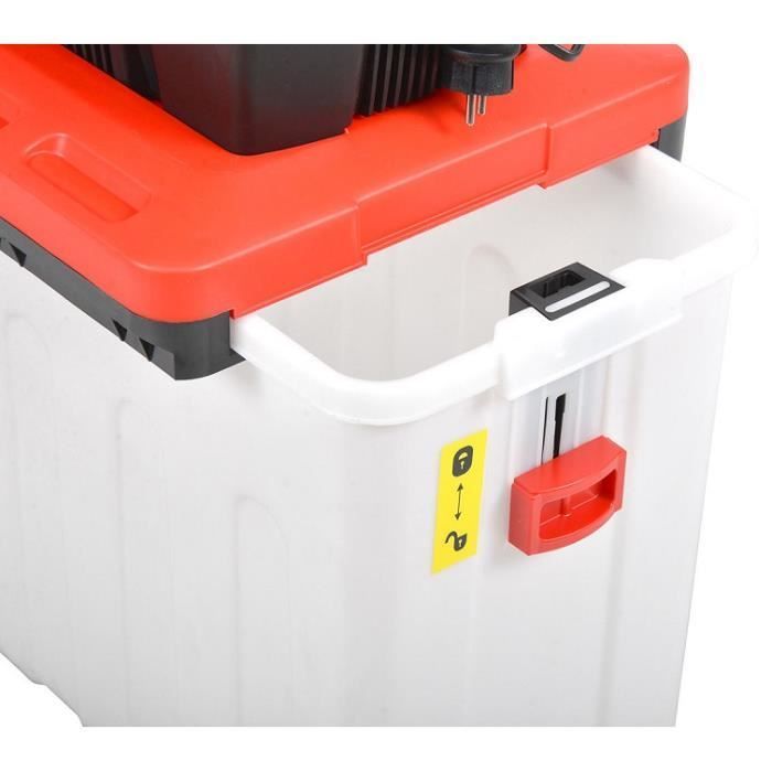 Trituratore da giardino - HECHT - 6285 XL - 2800 W - Contenitore di raccolta da 60 L - Capacità 44 mm