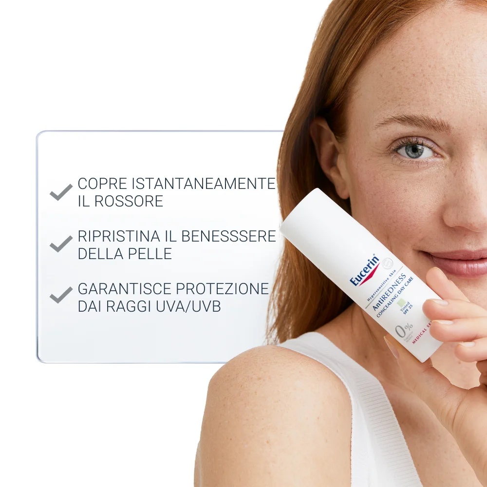 EUCERIN Eucerin dnevna krema proti rdečici SPF 25 50 ml nevtralizirajoča nega