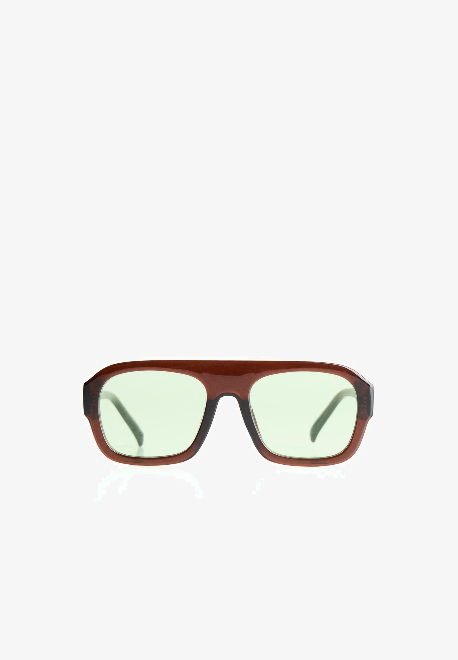 Bershka RESIN - Occhiali da sole - sempreverde