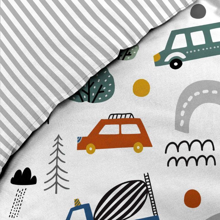 Kinderdekbedovertrek 140 x 200 cm + 1 kussensloop – katoen met 42 draden per inch – PTI BOLIDE