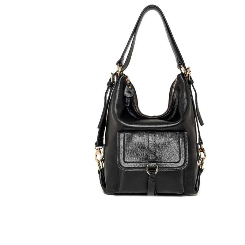 Sac bandoulière femme 100% cuir spacieux et multifonctionnel