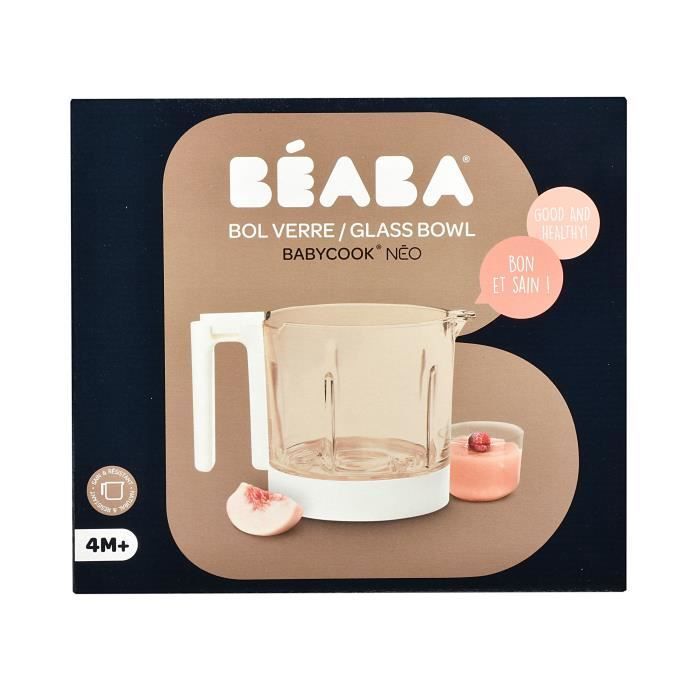 Ciotola in vetro BEABA Babycook Neo, bianca