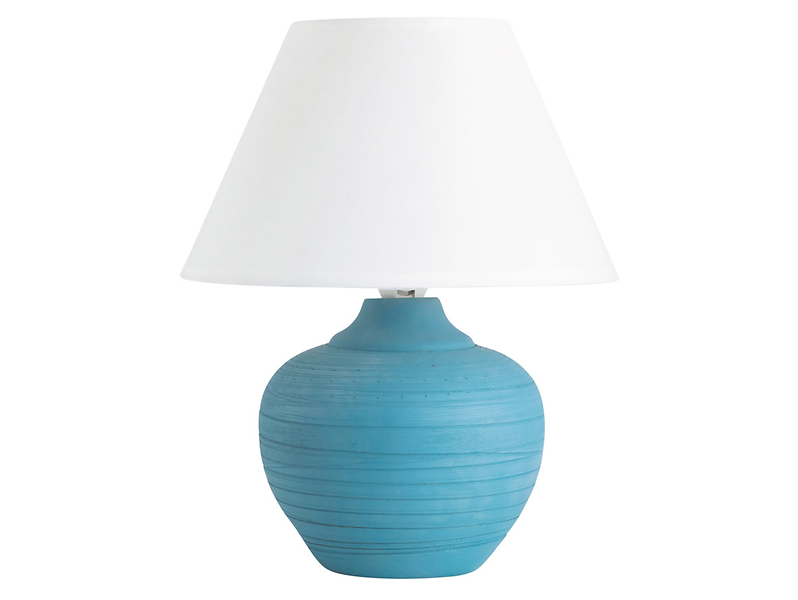 Lampa stołowa Molly ceramiczna niebieska
