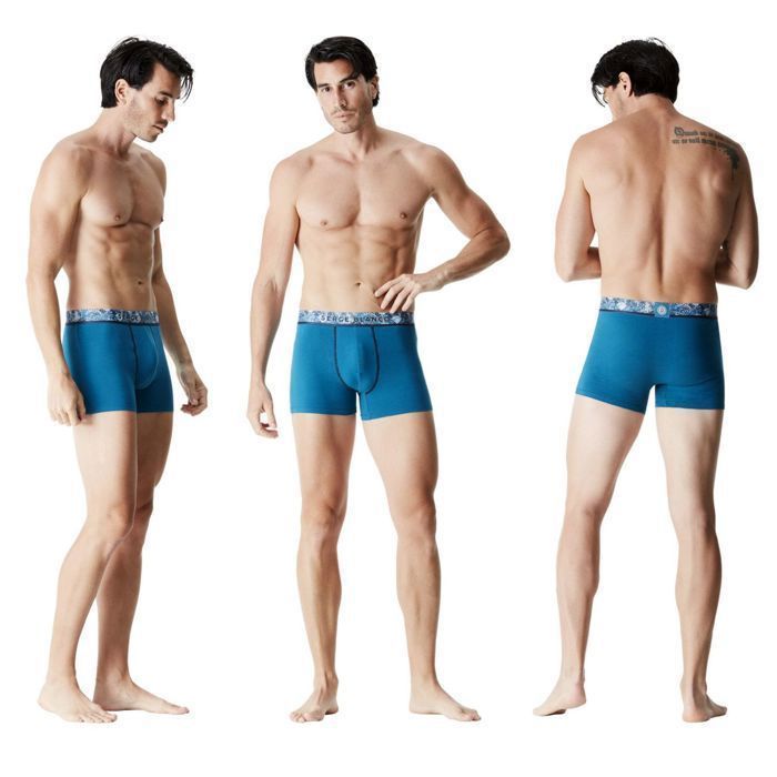 Serge Blanco Men's Boxer Shorts - Black (Pack of 6)