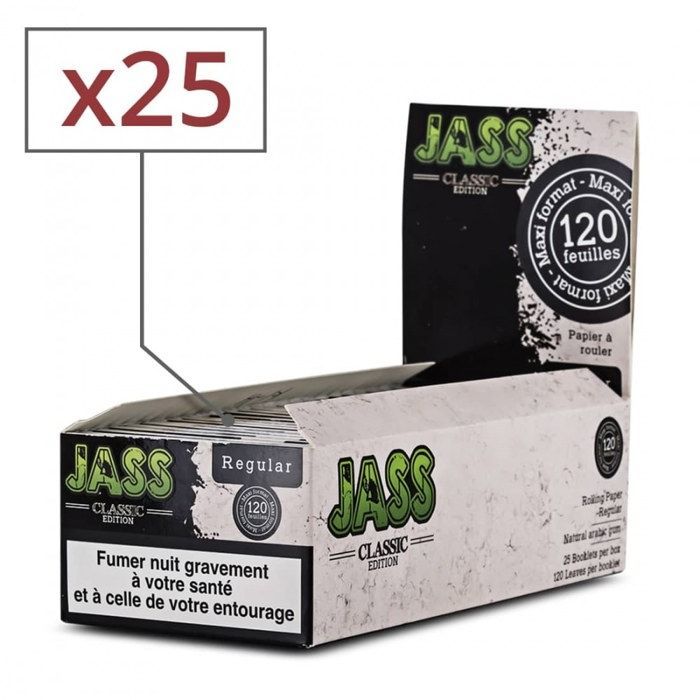 papier à rouler jass classic edition x 25