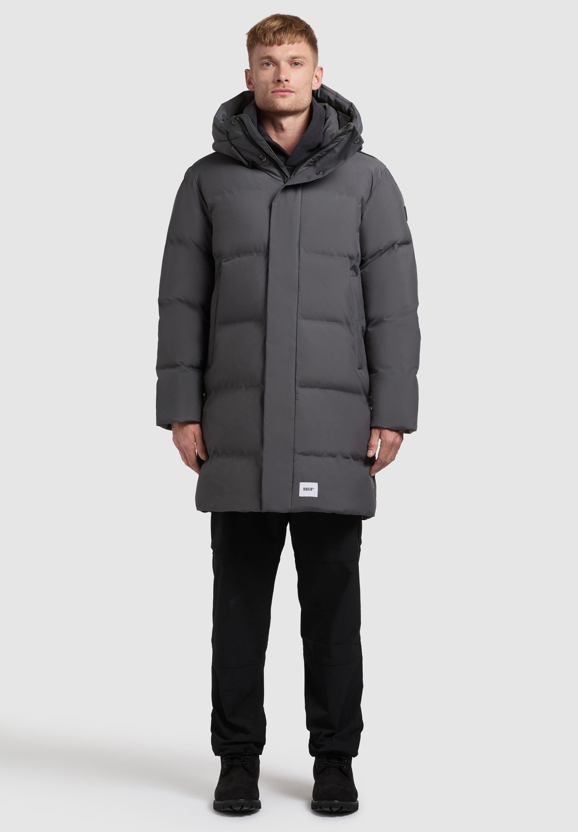 khujo STANK2 - Zimski kaput - čelično siva