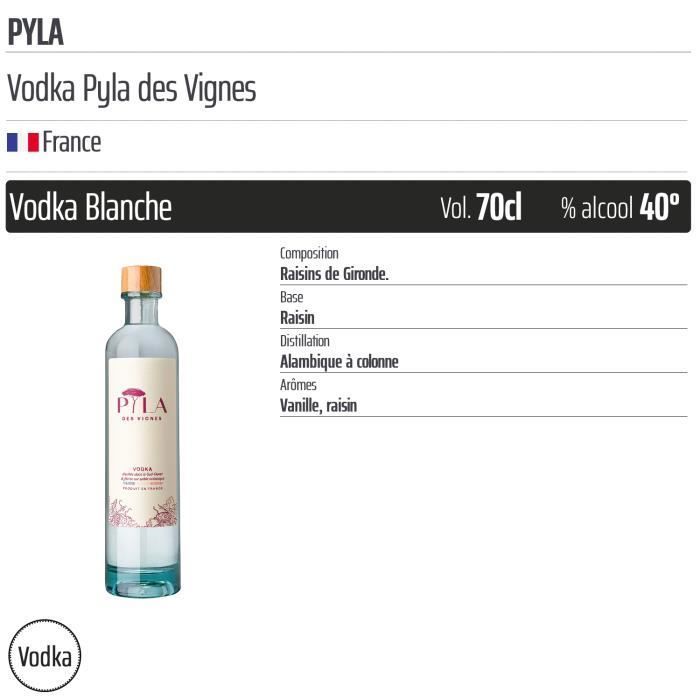 Vodka Pyla des Vignes  - Origine France - 70cl