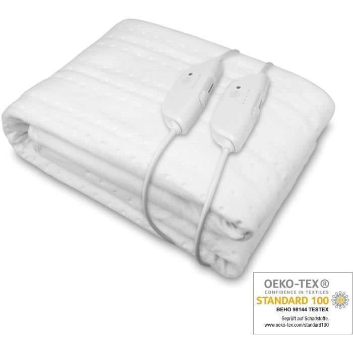Verwarmde matrastopper – Tweepersoonsmatrasverwarmer – Medisana HU 676 – Wasbaar – 4 temperatuurinstellingen – Automatische uitschakeling – 150x160cm