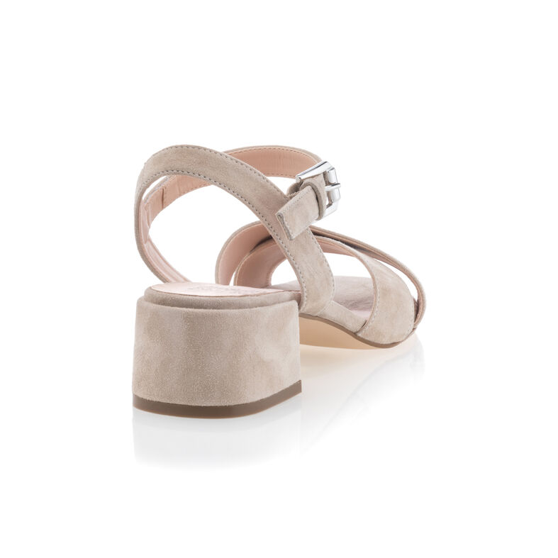 Beige sandaler / åben tå sko til kvinder