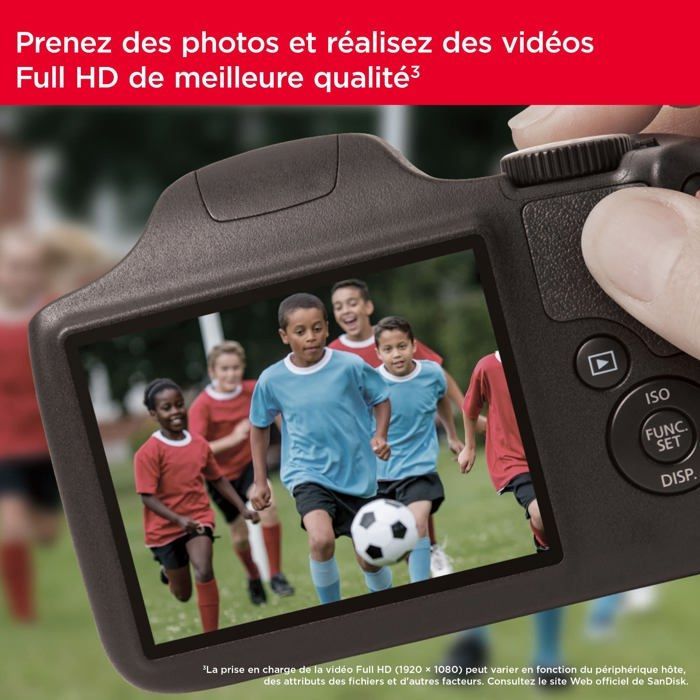 SanDisk Ultra SDHC 128GB Class 10 UHS-I Memory Card Black