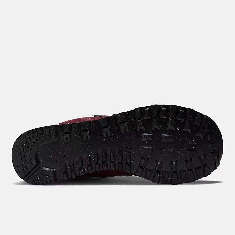 Unisex 574 Core - Borgondowy z Białym