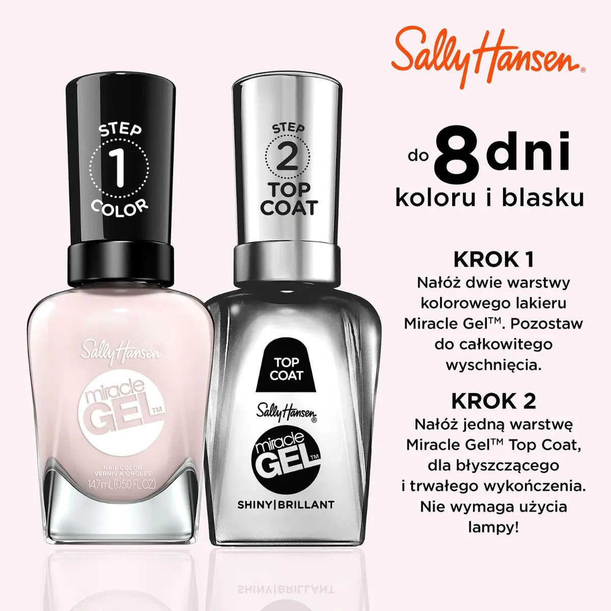 Sally Hansen Lakier Miracle Gel 247 Little Peony 14,7ml