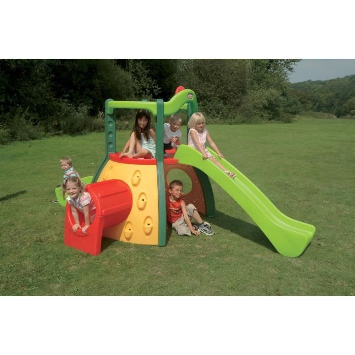 Multifunktionales Spielzentrum – LITTLE TIKES – Großer Spielbereich – Rutsche – Kletterwand – Tunnel