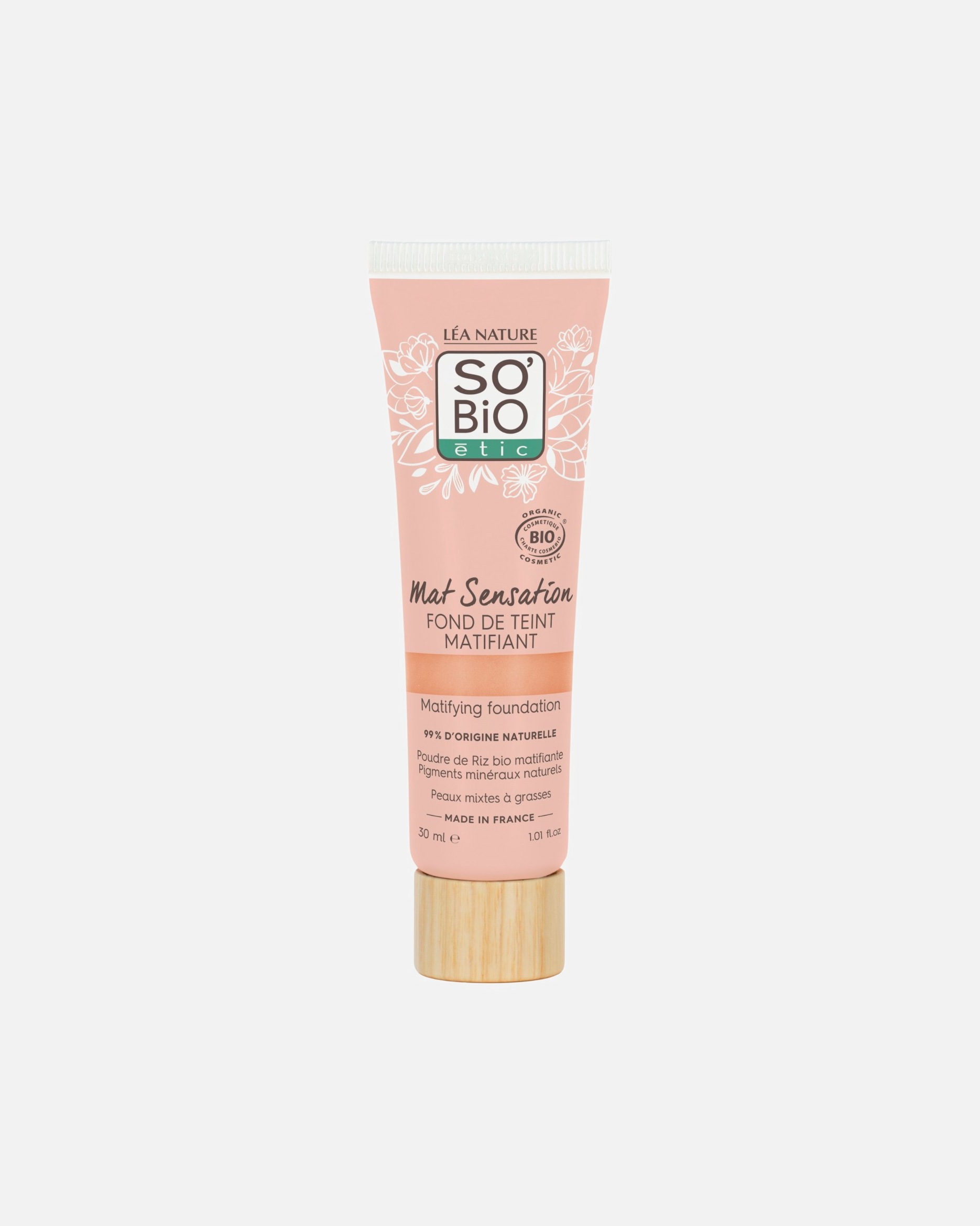 SO BiO étic Fond de teint matifiant, Mat Sensation