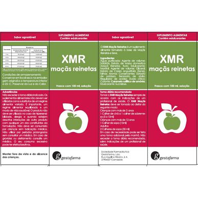 XMR-lisäravinne Reinette-omenat Lisäravinne ummetuksen hoitoon 100 ml 100 ml