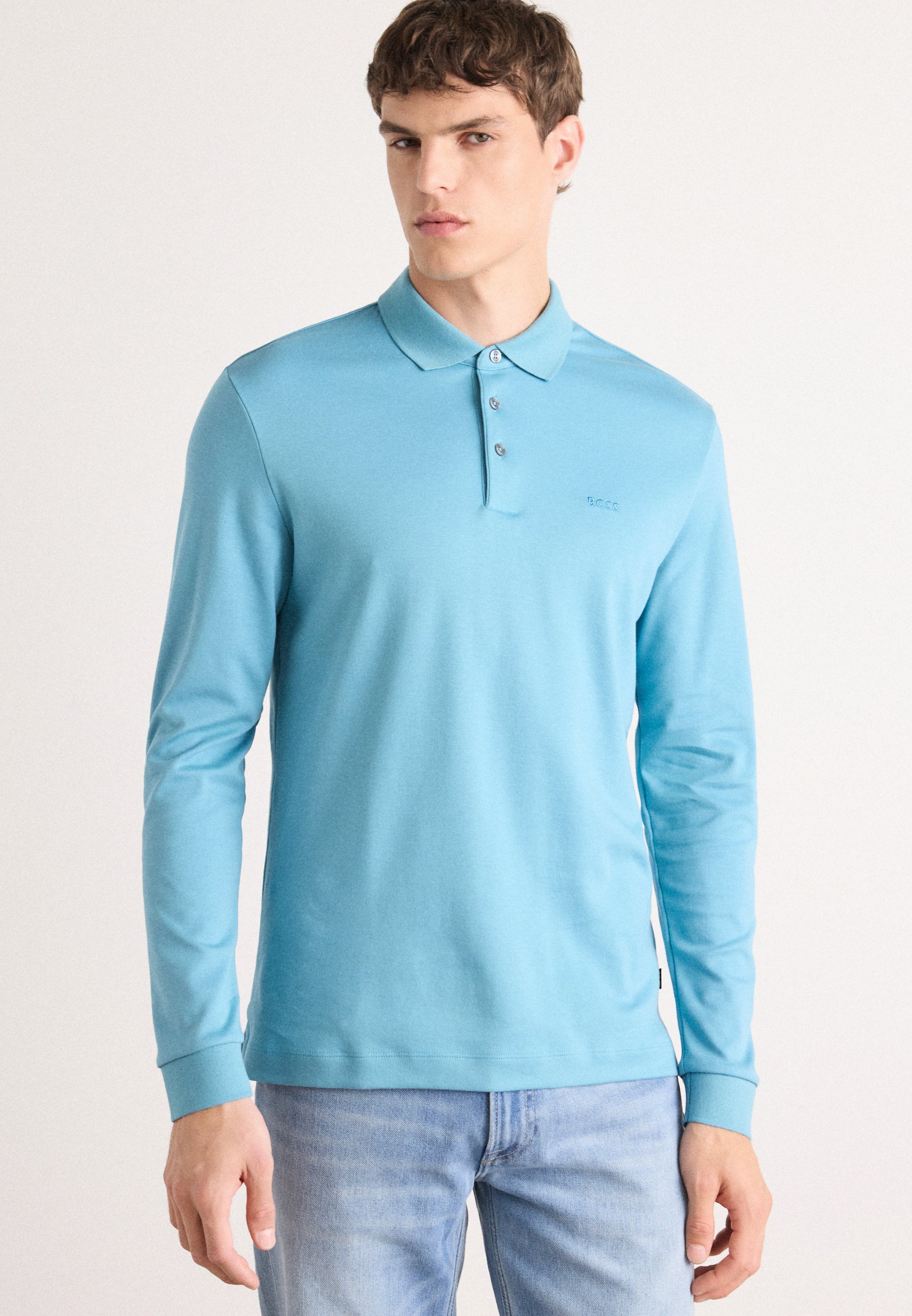 BOSS PADO 30 - Poloshirt - licht pastelblauw
