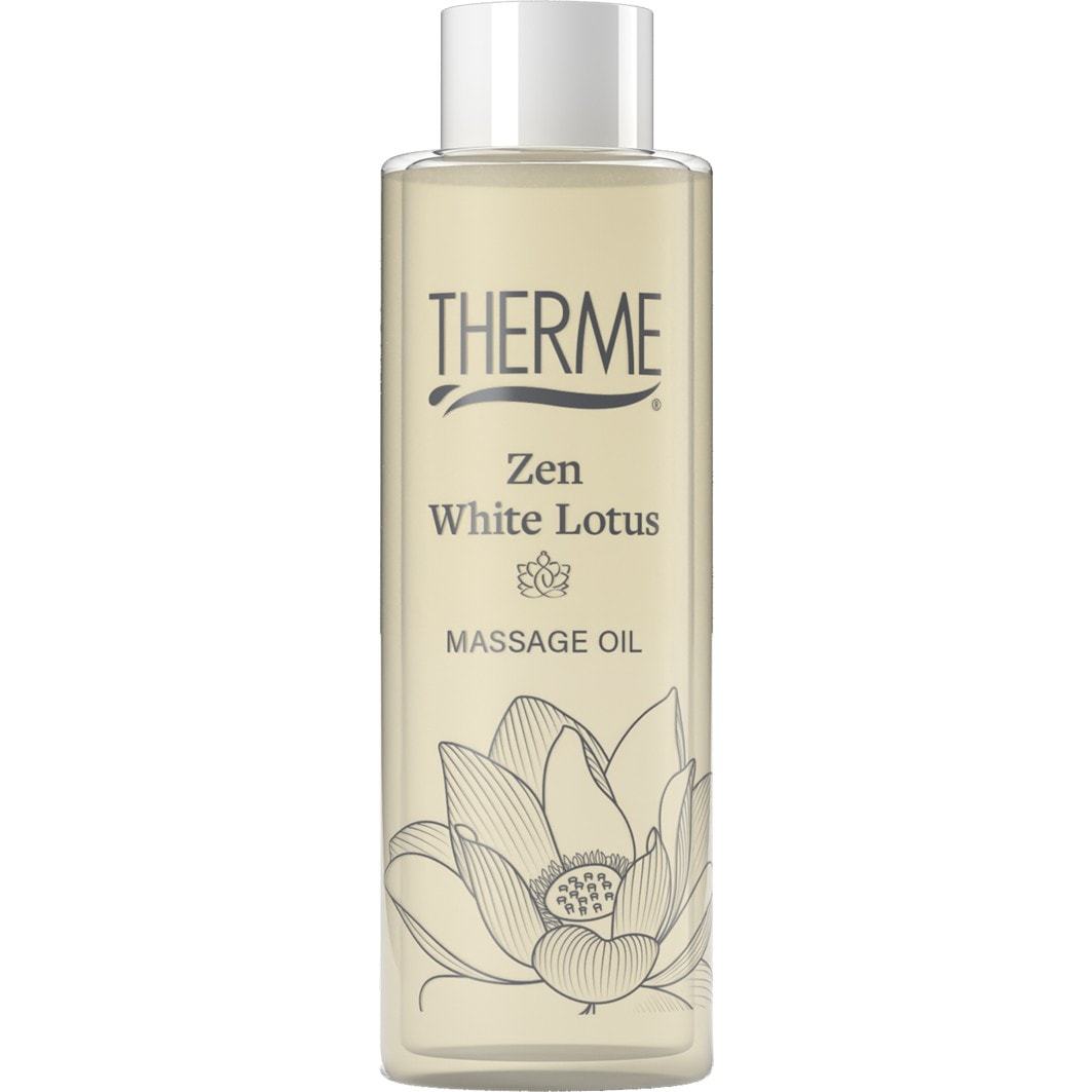 THERME Zen baltojo lotoso masažo aliejus - 125 ml