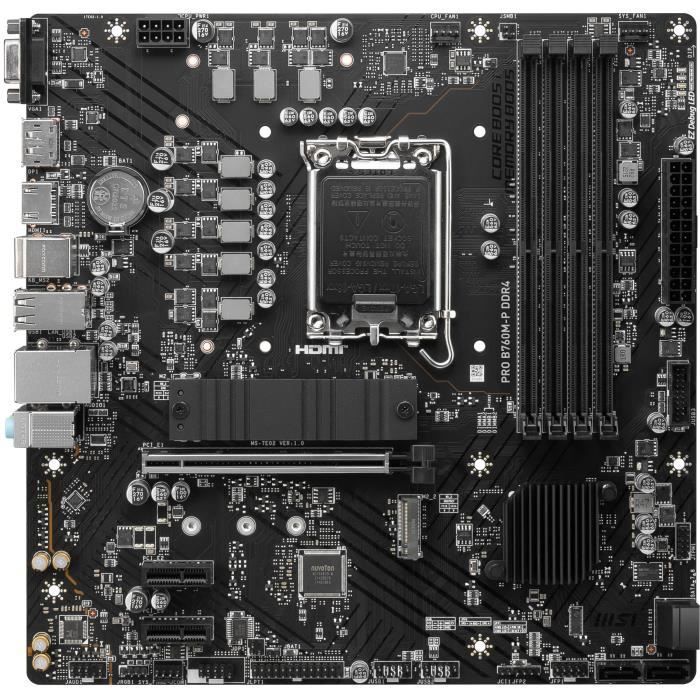 Carte mère - MSI - PRO B760M-P DDR4