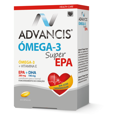 Advancis Omega 3 Super EPA kosttilskudd 30 kapsler